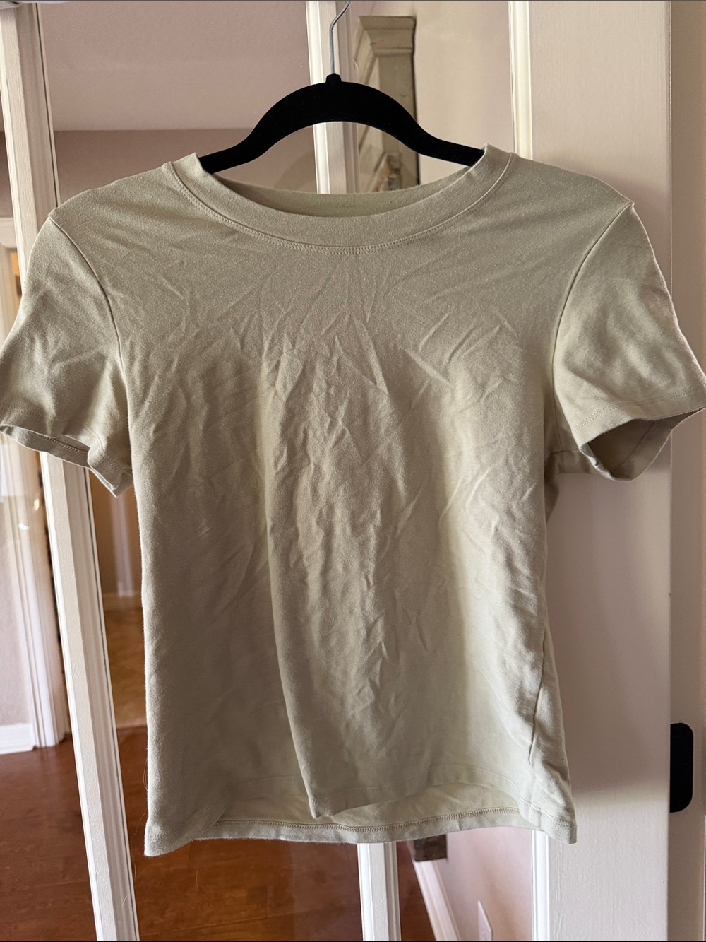 White Fox Boutique Short Sleeve Crew Tee - Sage Green